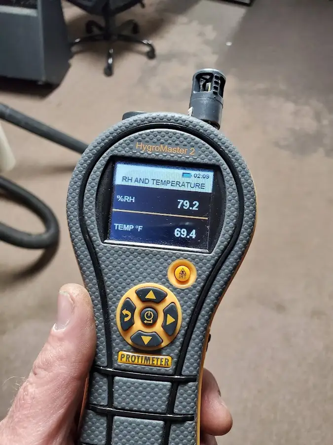 Moisture meter humidity assessment for Fire & Smoke Damage Restoration in Godfrey